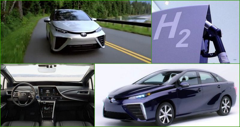 Toyota Mirai и Honda FCX серийные авто на водороде