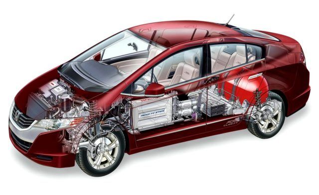 Honda FCX Toyota Mirai и Honda FCX серийные авто на водороде