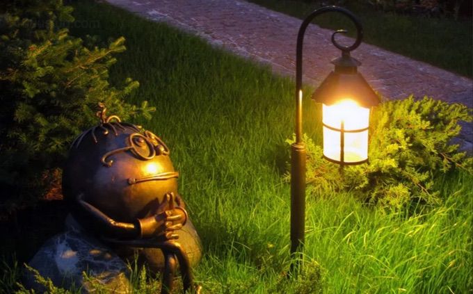 уличные светильники для загородного дома своими руками фото 🔴 Уличный светодиодный светильник для дачи