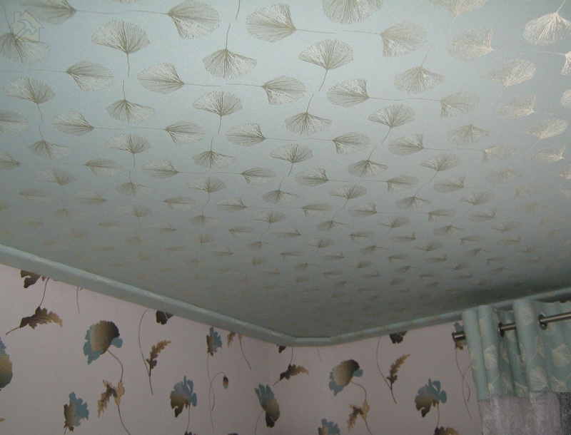 Натяжной потолок из ткани 🔴 Какой потолок лучше сделать на кухне