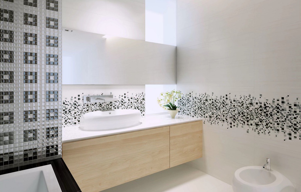 мозаичная плитка в ванную на пол Мозаичная плитка в ванной комнате меняем традиции