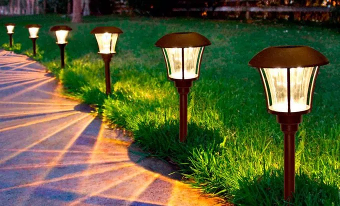 уличные светильники для загородного дома своими руками фото Уличный светодиодный светильник для дачи