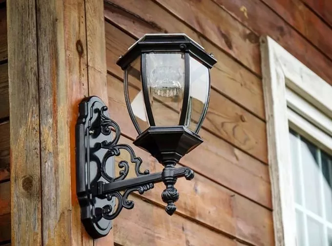 уличные светильники для загородного дома своими руками фото Уличный светодиодный светильник для дачи